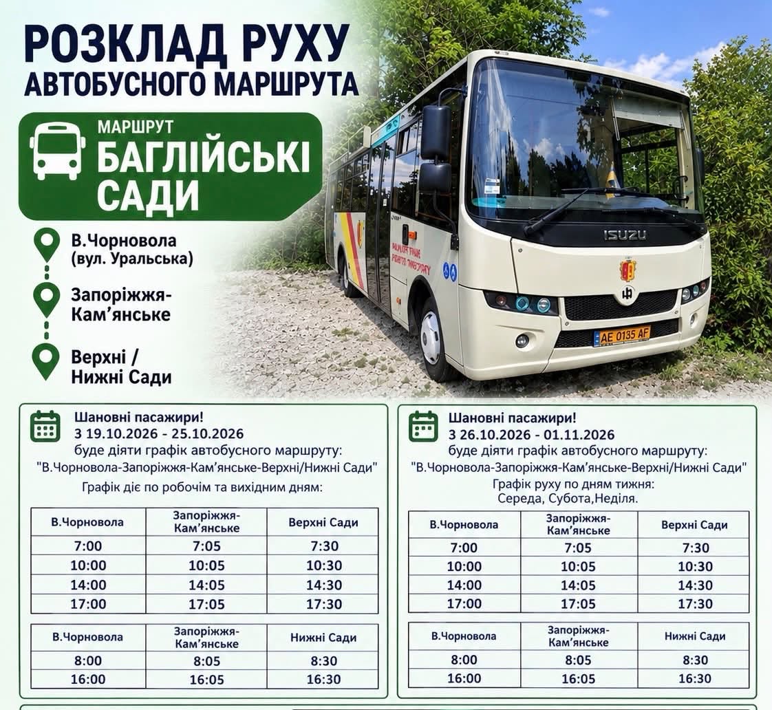 розклад