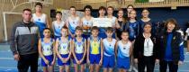 стрибки на акробатичній доріжці